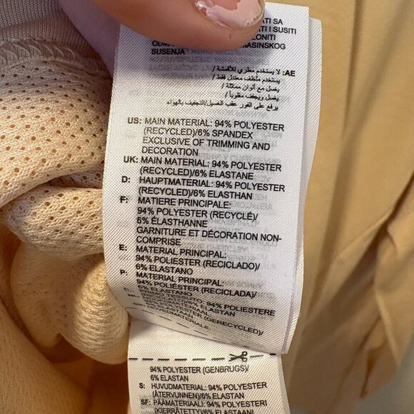 Adidas Terrex Zip Up Sweater Cream/Tan Plus Size 4X NWT Workout Lightweight - Picture 12 of 12